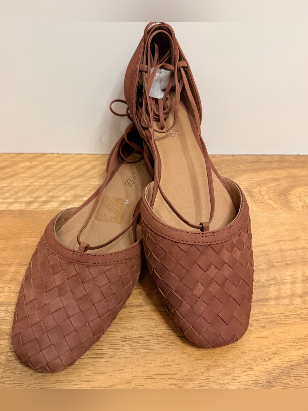 Madewell Celina Lace Up Leather Flats